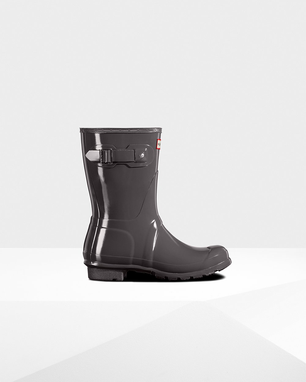Galochas Curtas Hunter Feminina Cinzentas - Original Gloss - 35DGHTSNW